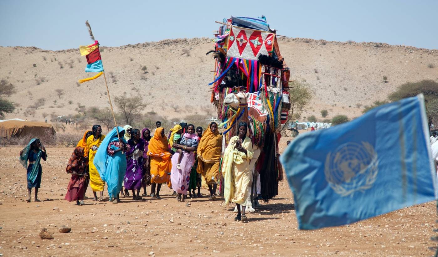 Sudanissa on paljon maan sisäisiä pakolaisia. Kuva: YK-kuva/Albert González Farran.
